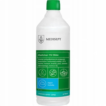 

Płyn do podłóg Medisept 112 shine Emulsja nab. 1l