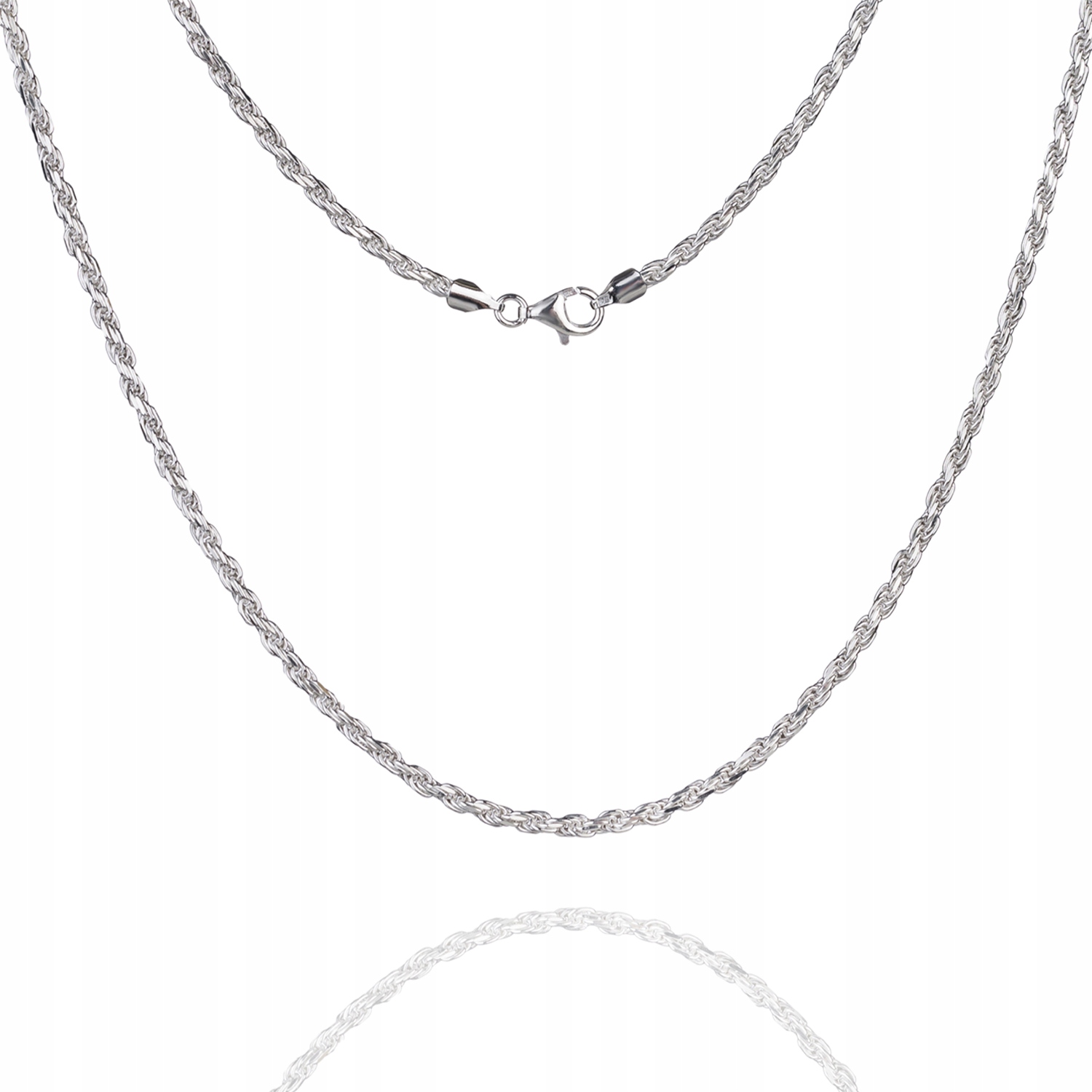 Corda Korda Kordel Stříbrný Řetízek 45cm