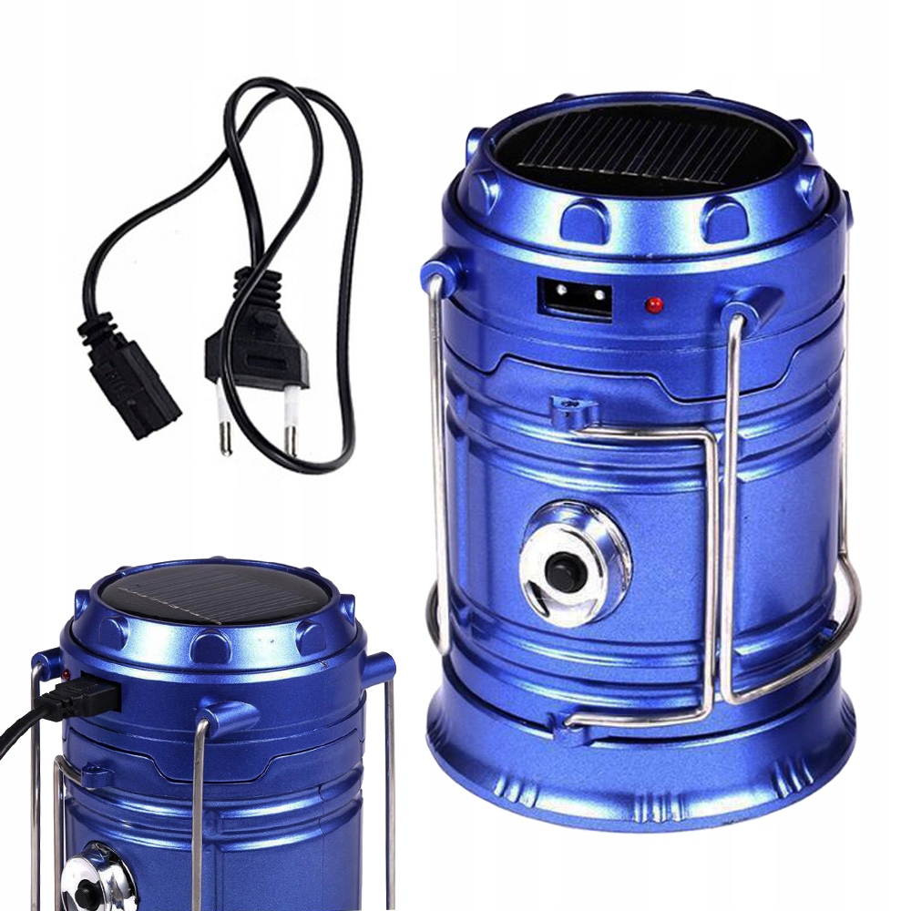 LAMPA KEMPINGOWA TURYSTYCZNA SOLARNA LATARKA LED Marka inna marka