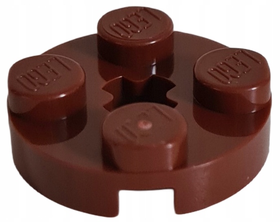 

Lego 4211159 4032 2x2 Płytka Okragła Reddish Brown