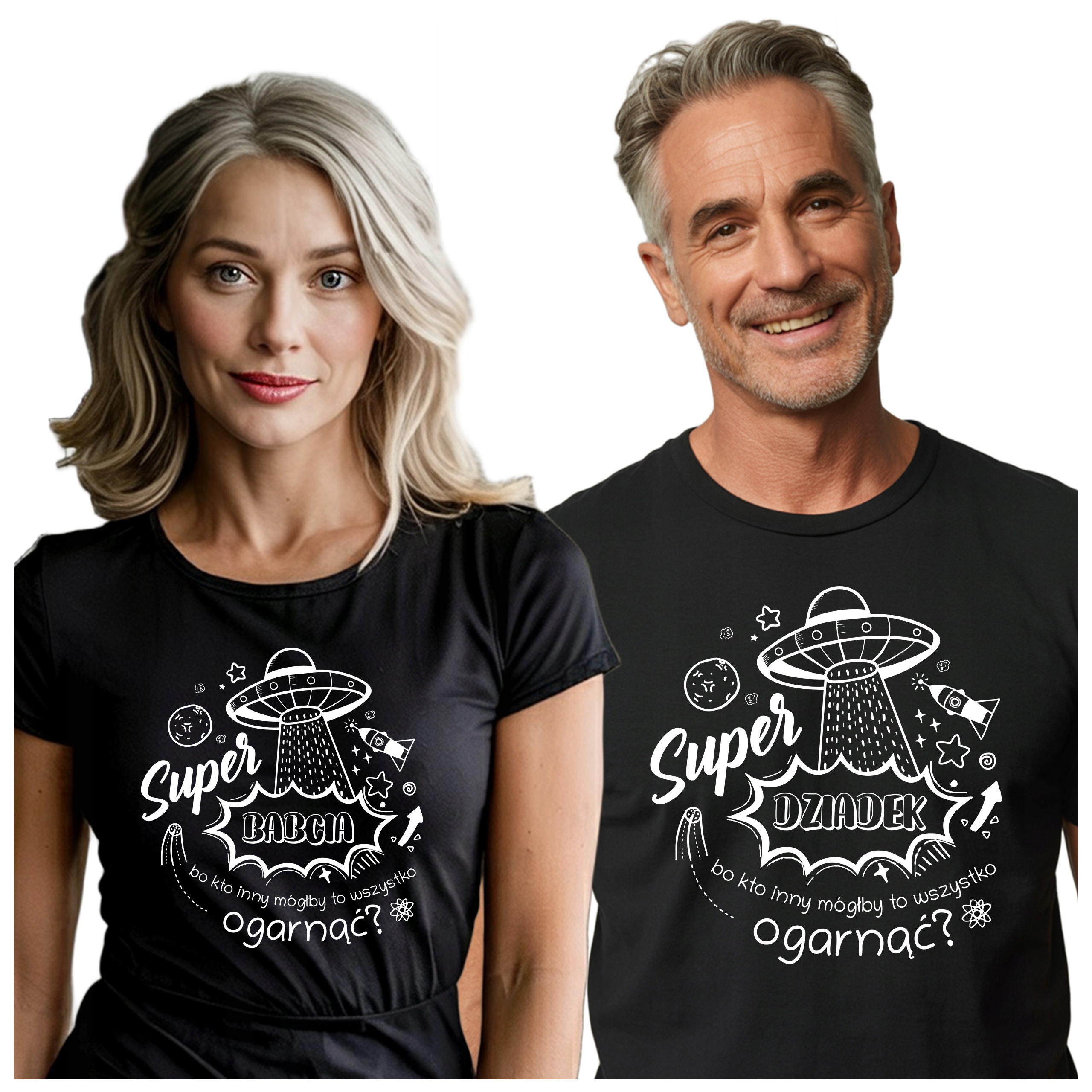 Dárek ke Dni babičky a dědečka – Sada Komfortních Bavlněných Triček