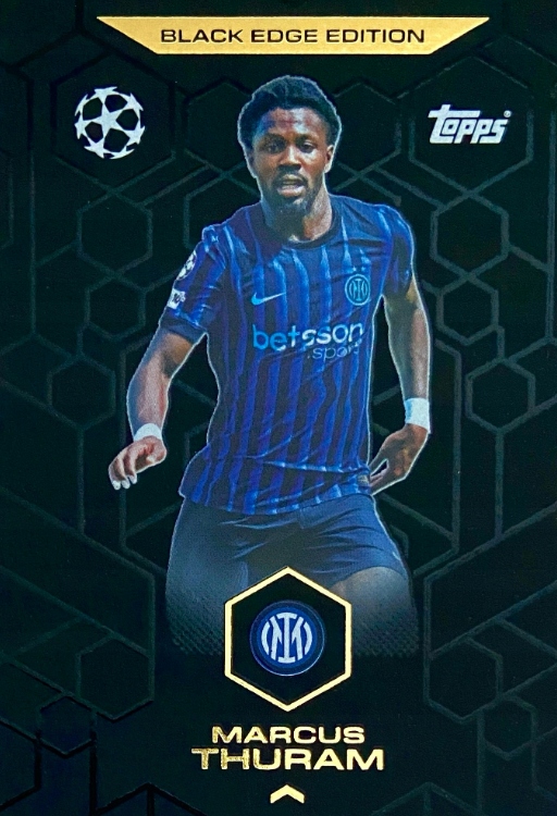 Match Attax Ucl 2025 2026 Black Edge Edition Be 9 Marcus Thuram Inter