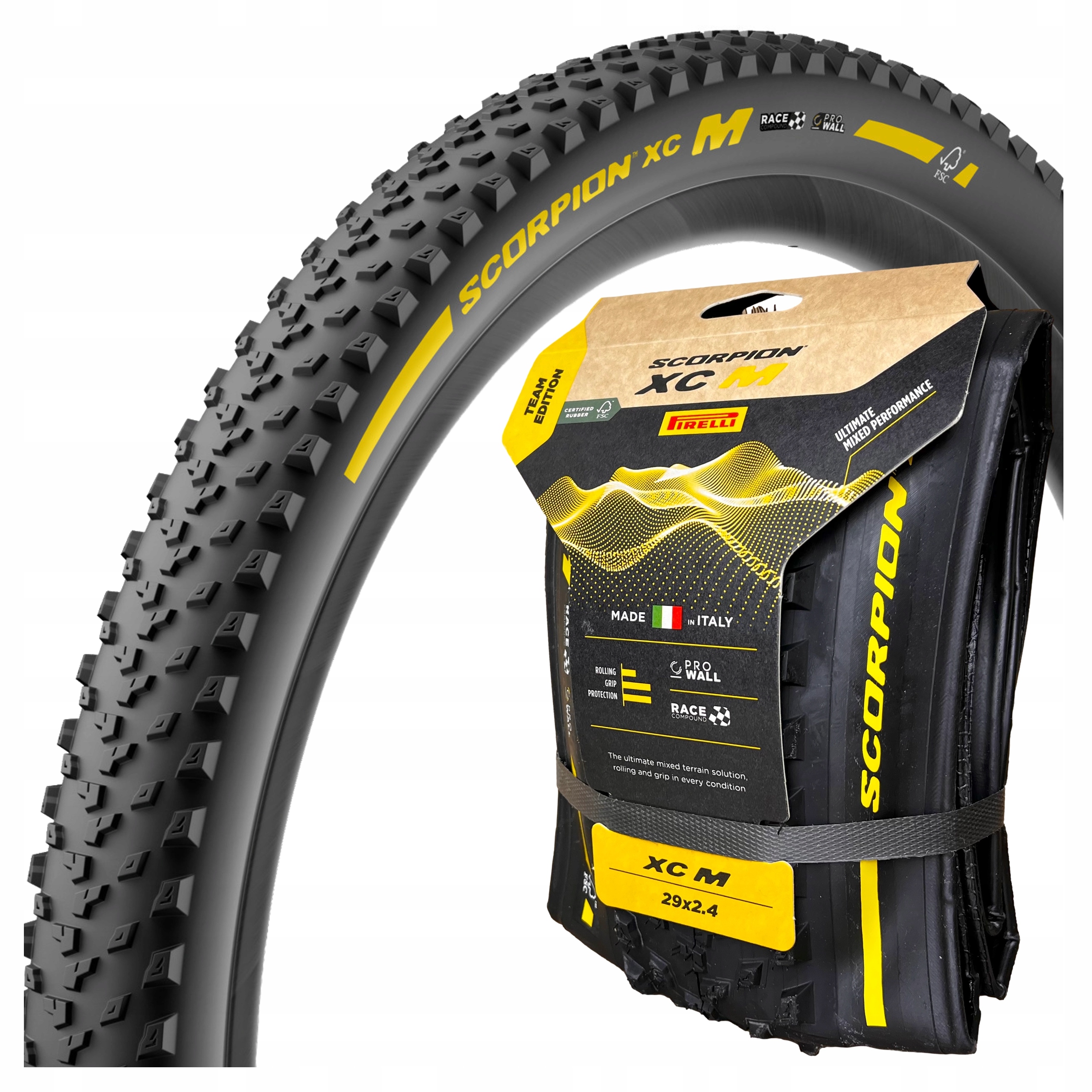 Opona Mtb 29 cali Pirelli Scorpion Race XC M Team Edition 2.40 ProWALL