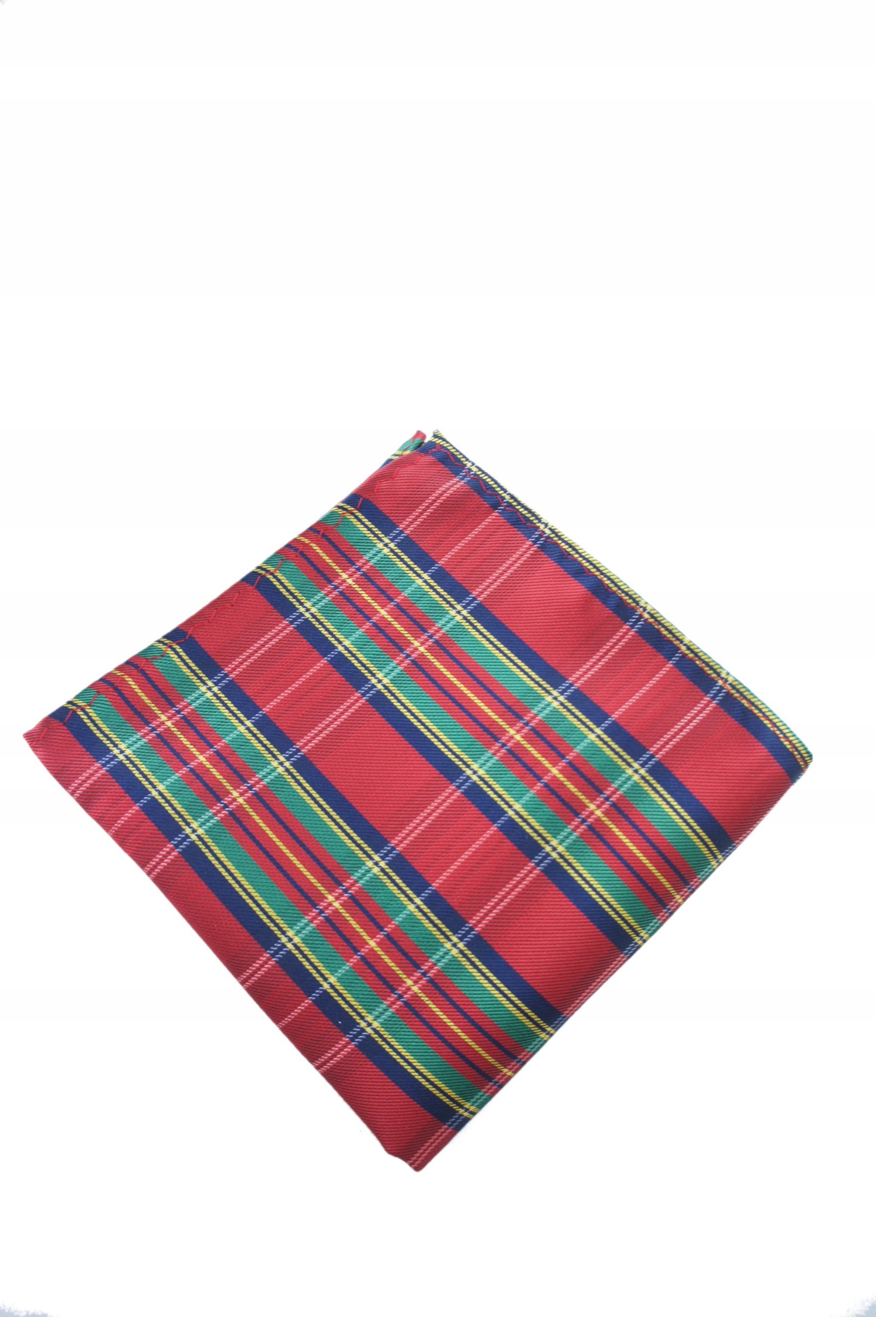 Poszetka do marynarki w kratkę Świąteczna PREMIUM