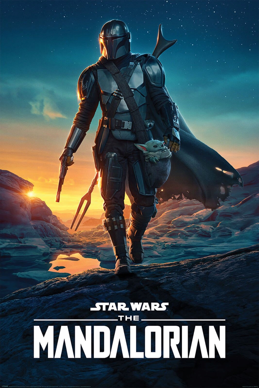 

Plakat Star Wars The Mandalorian Nightfall 61x91,5