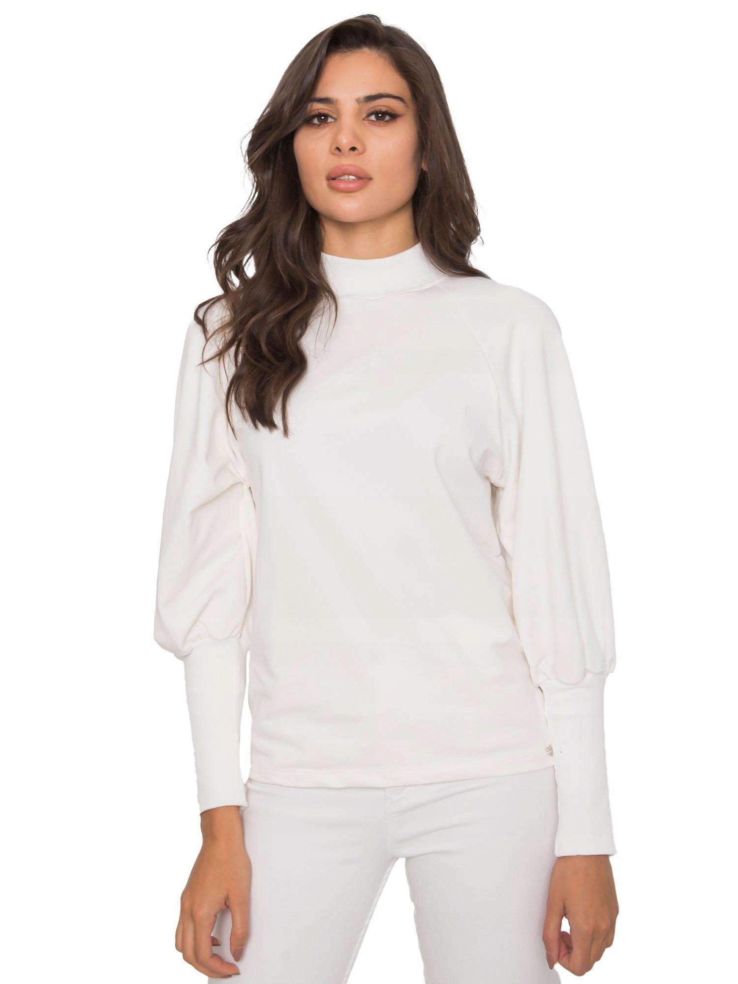

Modna Bluzka Damska luźna stójka - L/XL