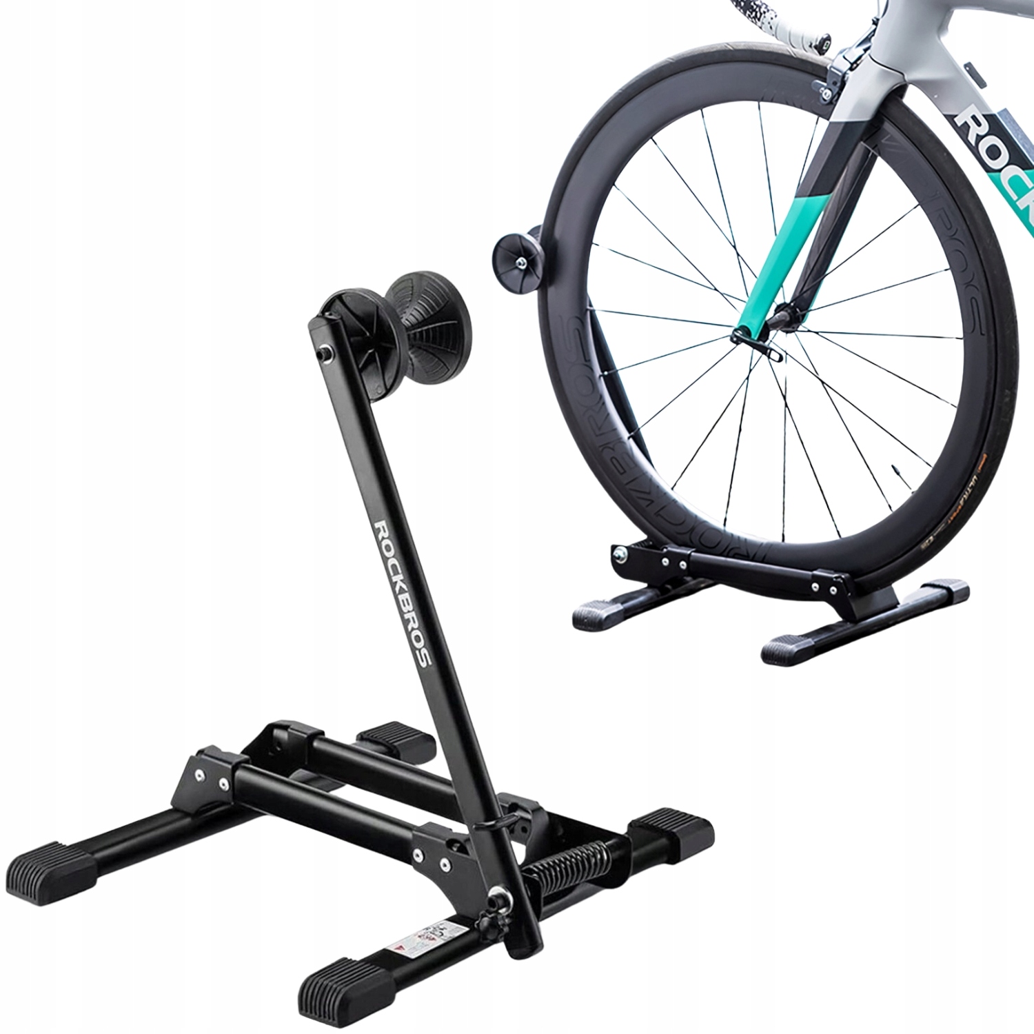 Stojak Rowerowy Podłogowy Regulowany Uniwersalny 20 Do 29'' Czarny Rockbros