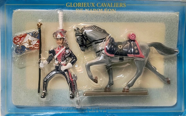 Lancier polonais en tenue de parade porte-aigle No 21 Starlux Atlas Ed 1/30