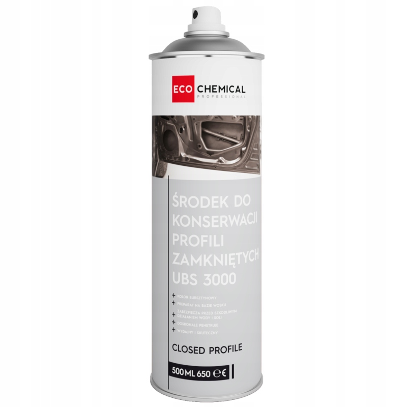 ŚRODEK DO KONSERWACJI PROFILI ZAMKNIĘTYCH UBS 3000 PROGI SAMOCHODOWE DRZWI EAN (GTIN) 5907614650285