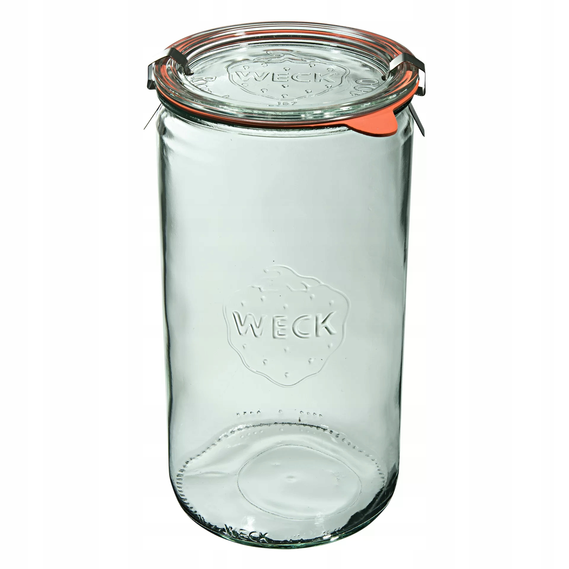 Zavařovací Sklenice sklenice Zylinder s víkem a 2 uzávěry, 1,59 l, 6 ks Weck