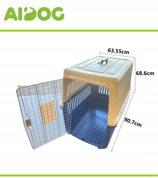 Levně Přepravní klec pro zvířata 5 Rigid, žluto-modrá