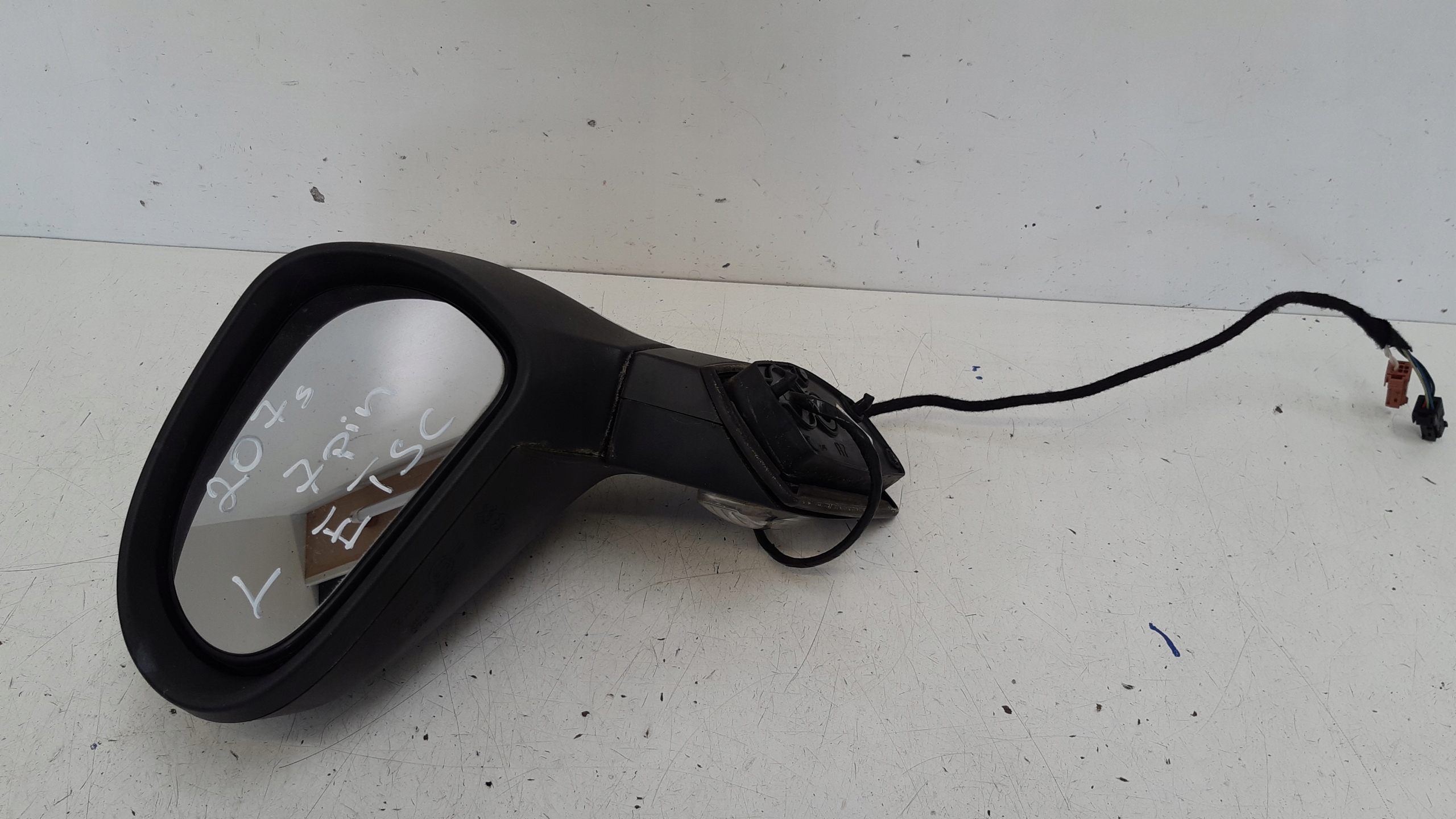 mirror left 7PIN ETSC Peugeot 207