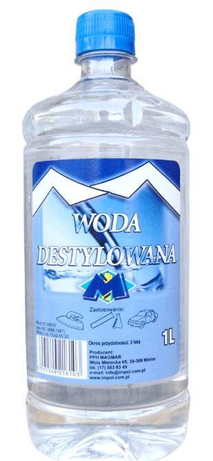 WODA DEMINERALIZOWANA 1L