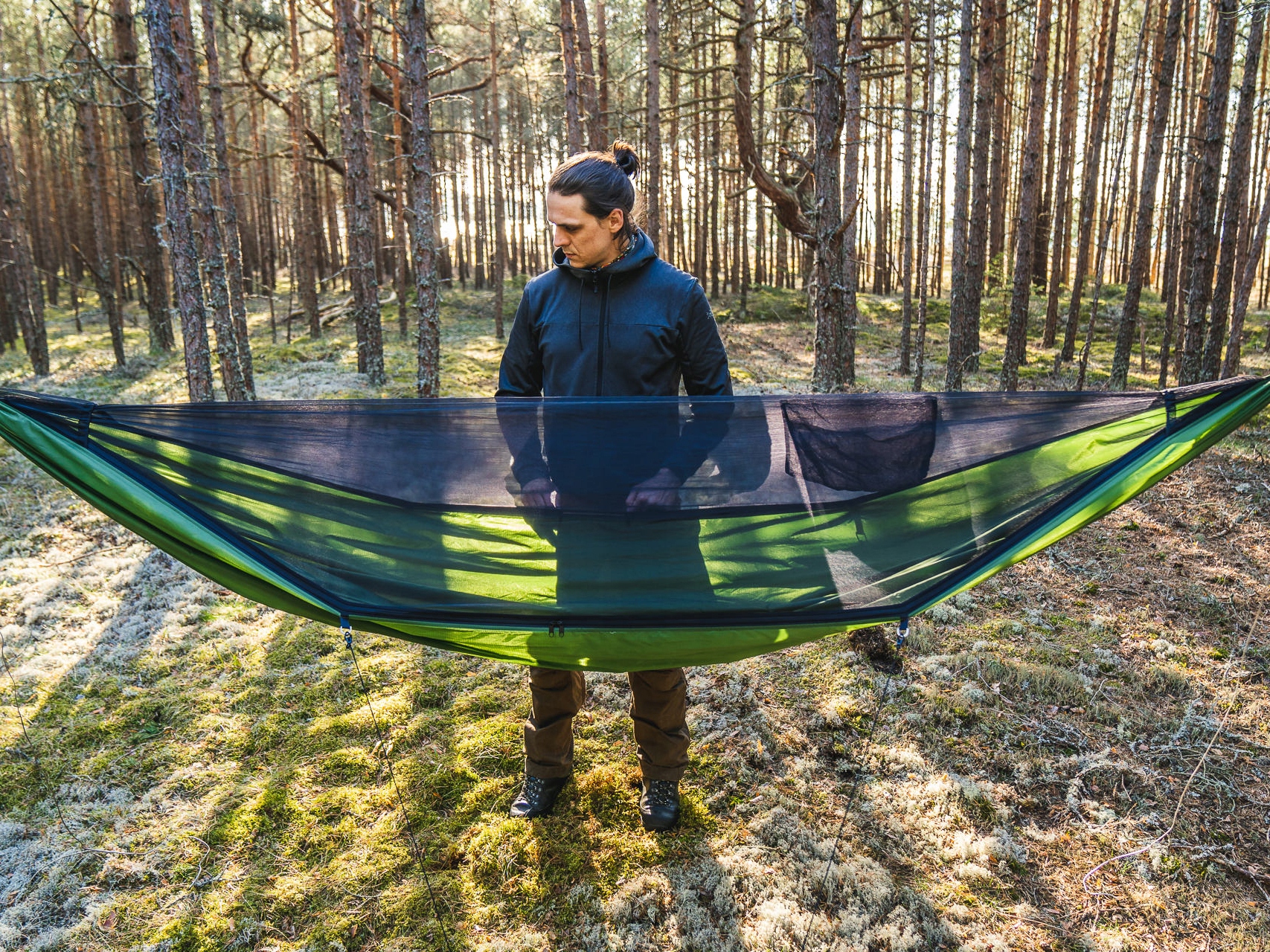 Hamak Lesovik DRAKA oliwkowy Model Draka Olive Green