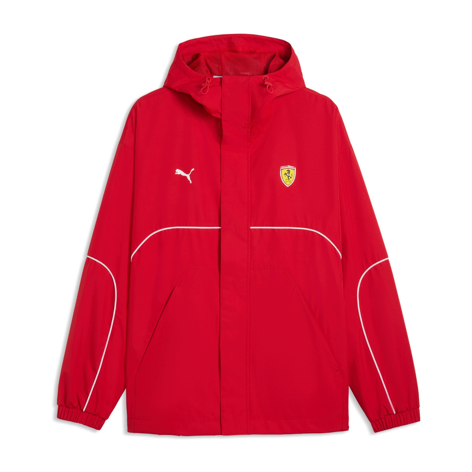 Dešťová bunda Rain Scuderia Ferrari F1 2026 červená