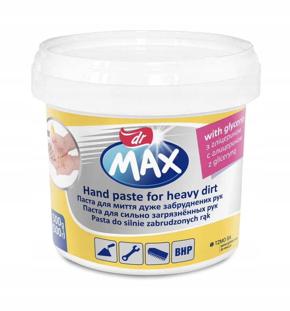 

Pasta do mycia rąk Dr Max, z gliceryną 500 g
