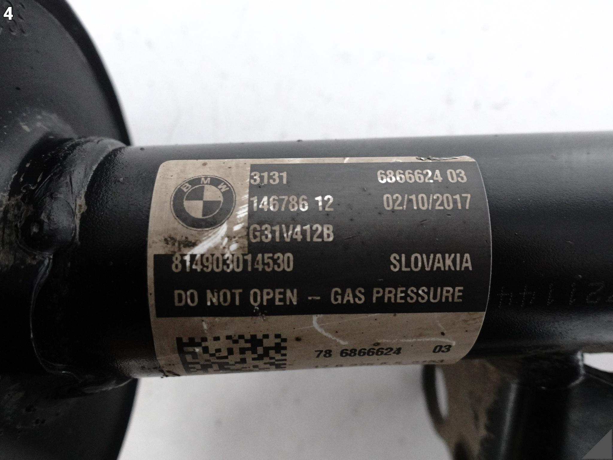 BMW 5 G31 17-20 shock absorber spring sususpension right front 6866624