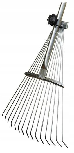 GRABIE DO LIŚCI DRUCIANE REGULOWANE Z BLOKADĄ