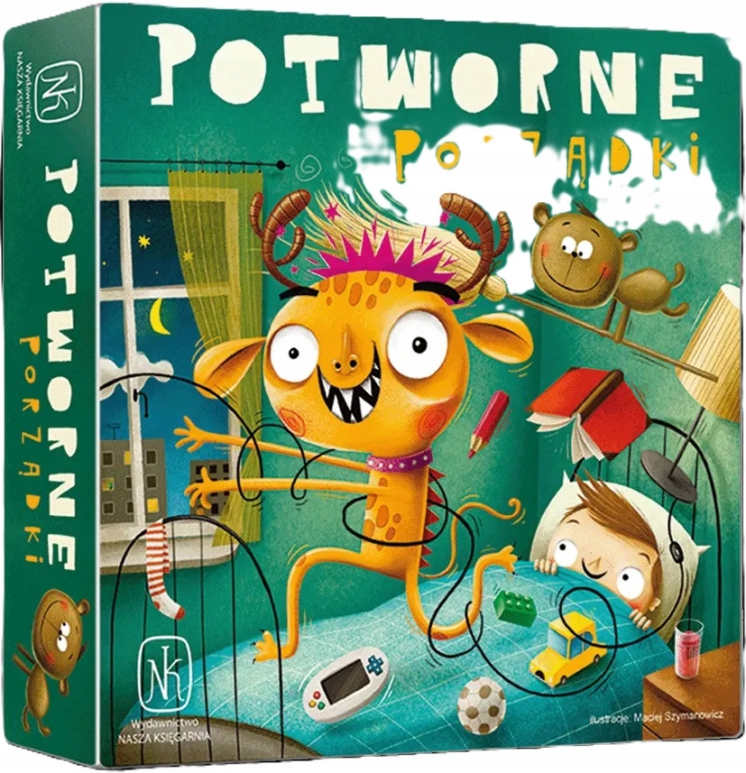 Rodzinna Gra Planszowa Planszówka Dla Dziecka 6 Latka Gra Potworne Porządki