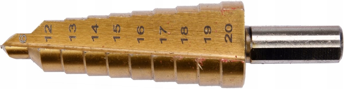 YATO WIERTŁO STOPNIOWE HSS STOŻKOWE 6 - 20 mm Kod producenta YT-44744