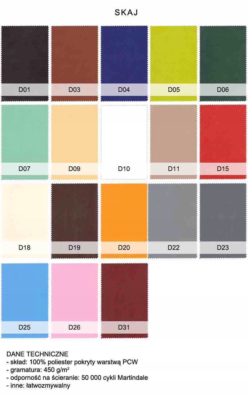 Krzesło ISO BLACK - SKAJ - MEDYCZNY - nowy wzór 2024 - KOLORY !!! Kolekcja ISO