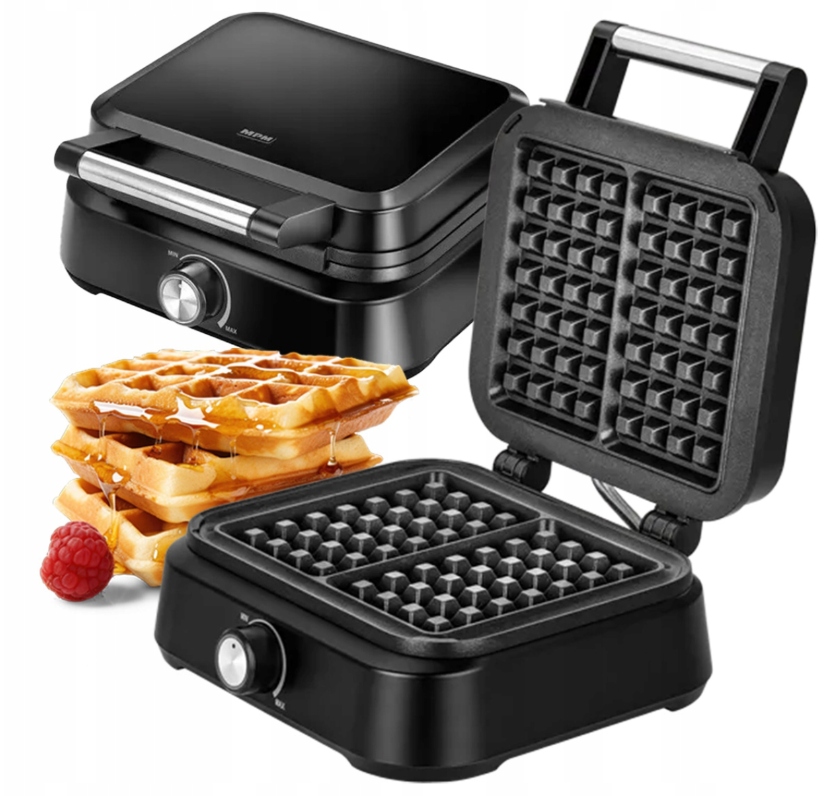 Vaflovač Mpm Mgo 40 Čierny 1500 W