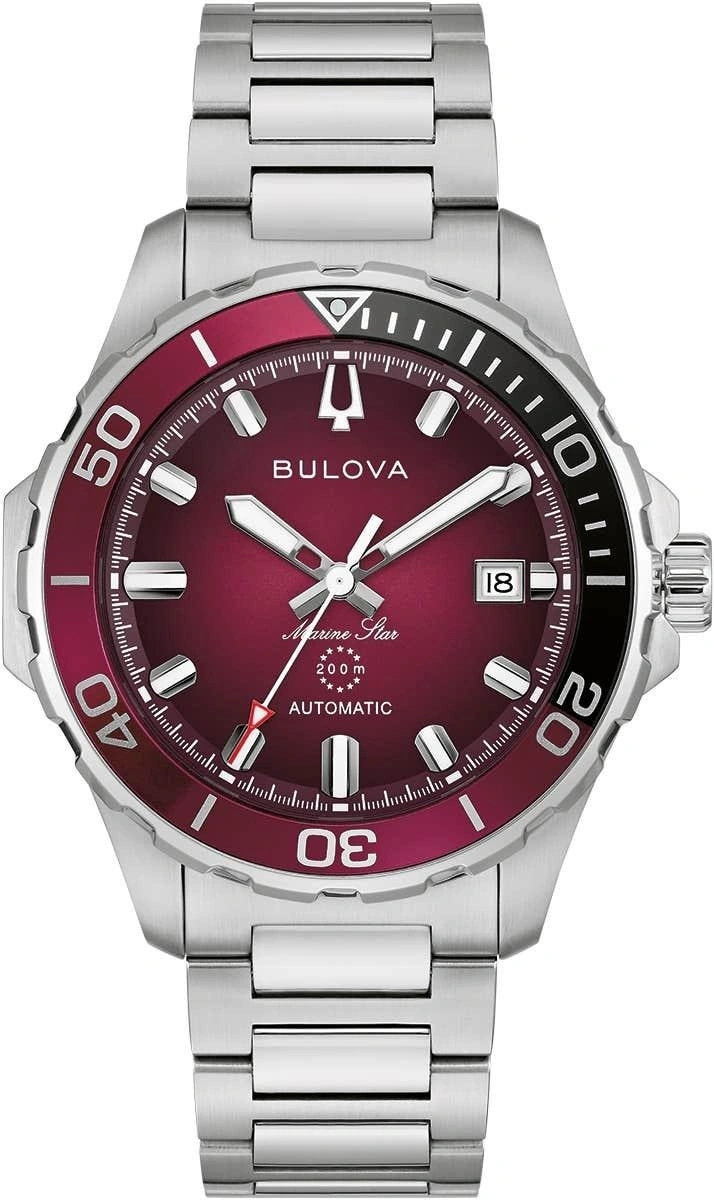 Męski Zegarek Bulova 98B472 Marine Star Open Heart Na Bransolecie