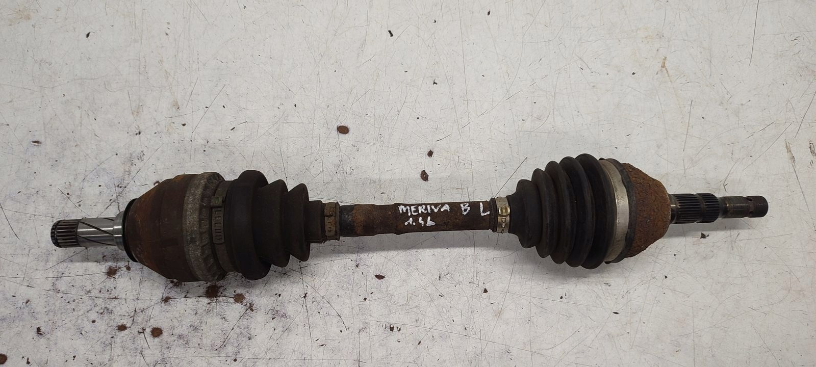 semi-axis left short. Opel Meriva B 1,4TB 16V