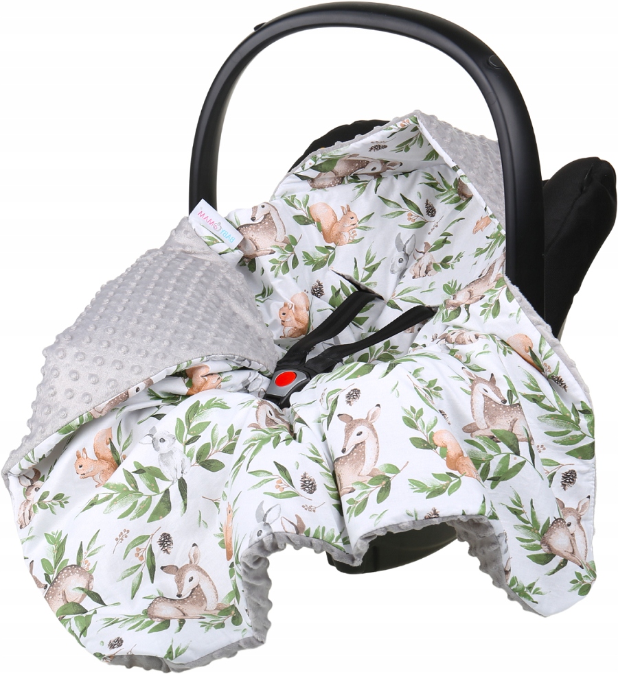 

Babymam Kocyk Minky Do Fotelika Nosidełka Ciepły