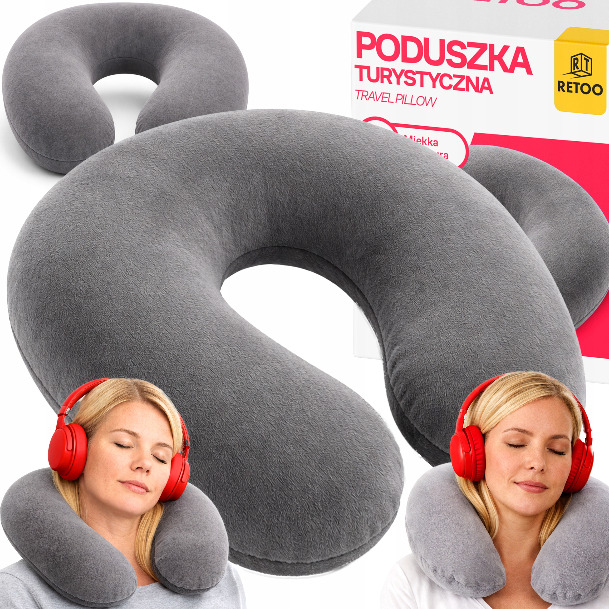 ПОДУШКА ДЛЯ ПУТЕШЕСТВИЙ, ОРТОПЕДИЧЕСКАЯ ПОДУШКА ДЛЯ ШЕИ, ПОДГОЛОВНИК ДЛЯ АВТОМОБИЛЯ