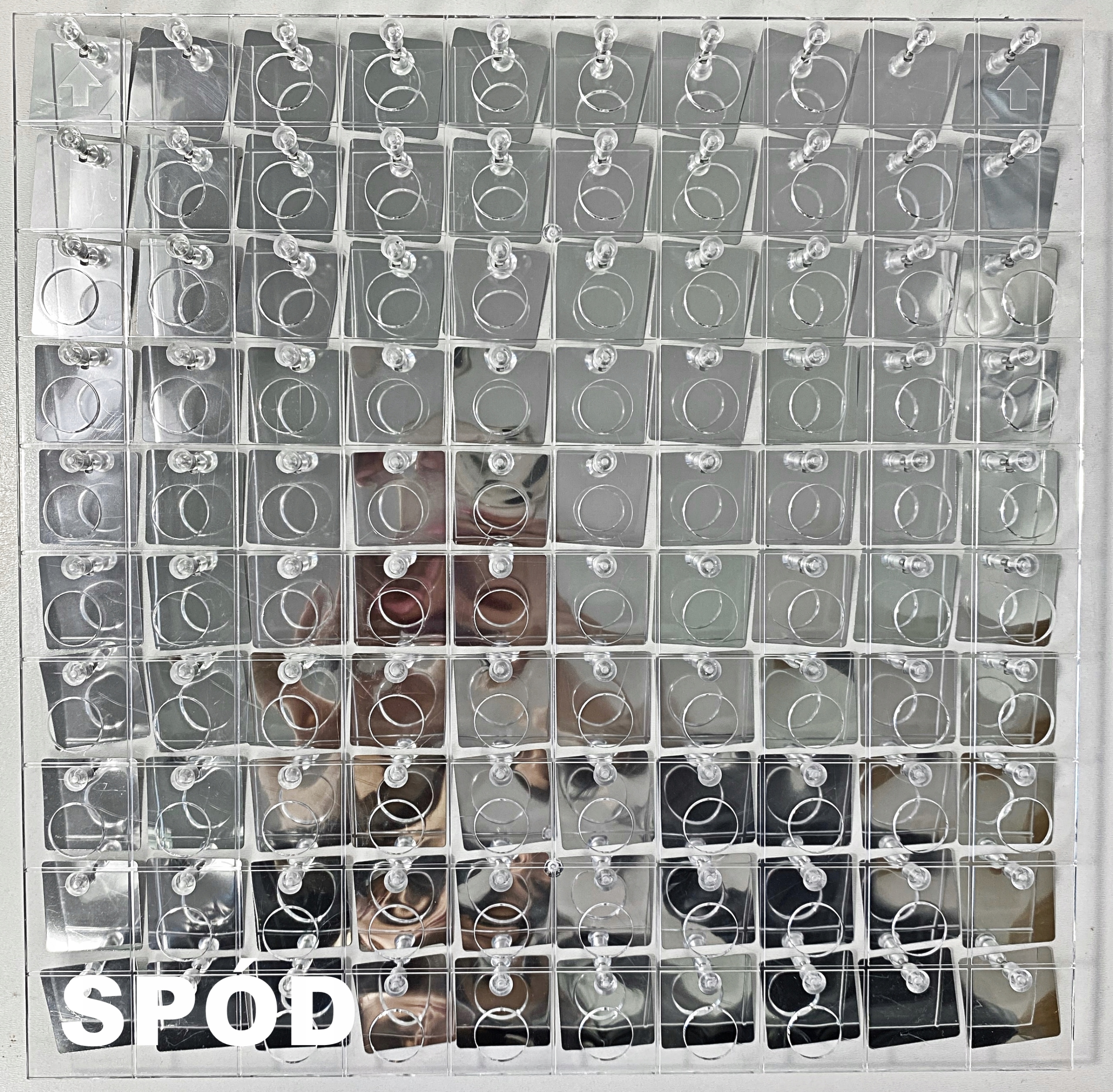 Panel cekinowy 30x30cm płytka cekiny ściana tło Waga produktu z opakowaniem jednostkowym 0.3 kg