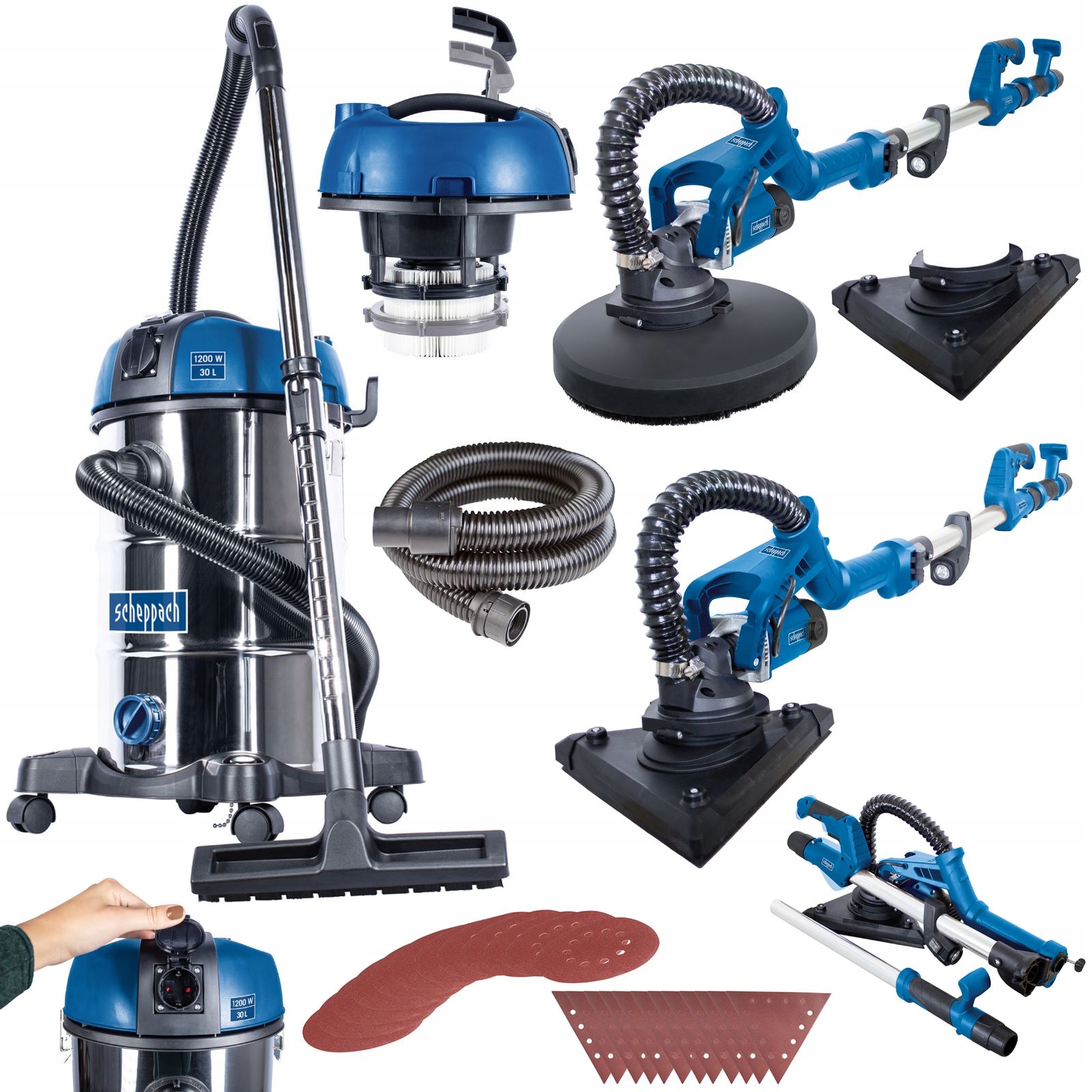 Żyrafa DS930 Szlifierka do gipsu Odkurzacz ASP30PLUS do Gładzi