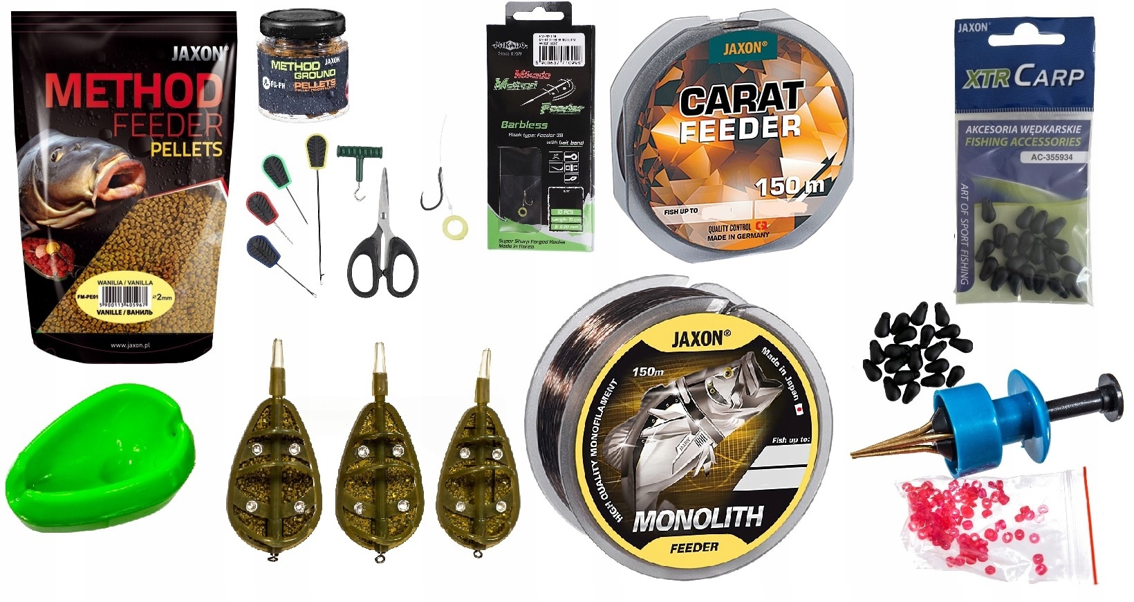 Rybářský set Method Feeder Pellet Jaxon Košík