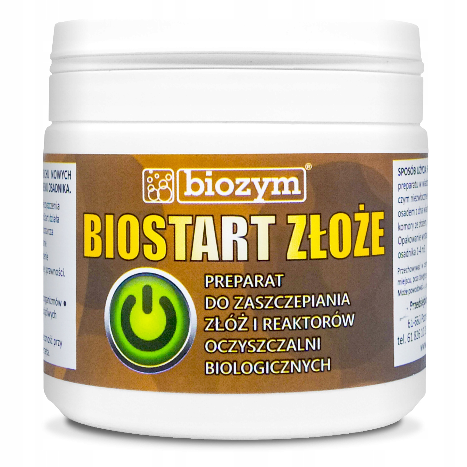 

BioStart Złoże Biozym Start Oczyszczalni Rozruch