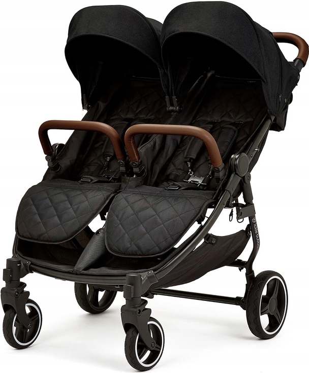 Ickle Bubba Venus Double Stroller bliźniaczy dla bliźniąt plus gondola