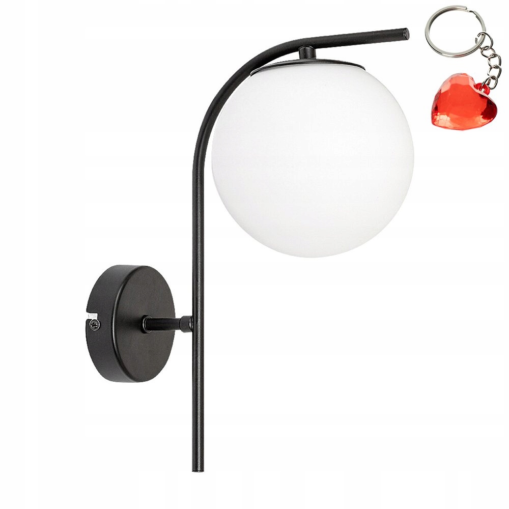 Moderní mléčně bílá nástěnná lampa Ghita 71139 Rabalux Dárek