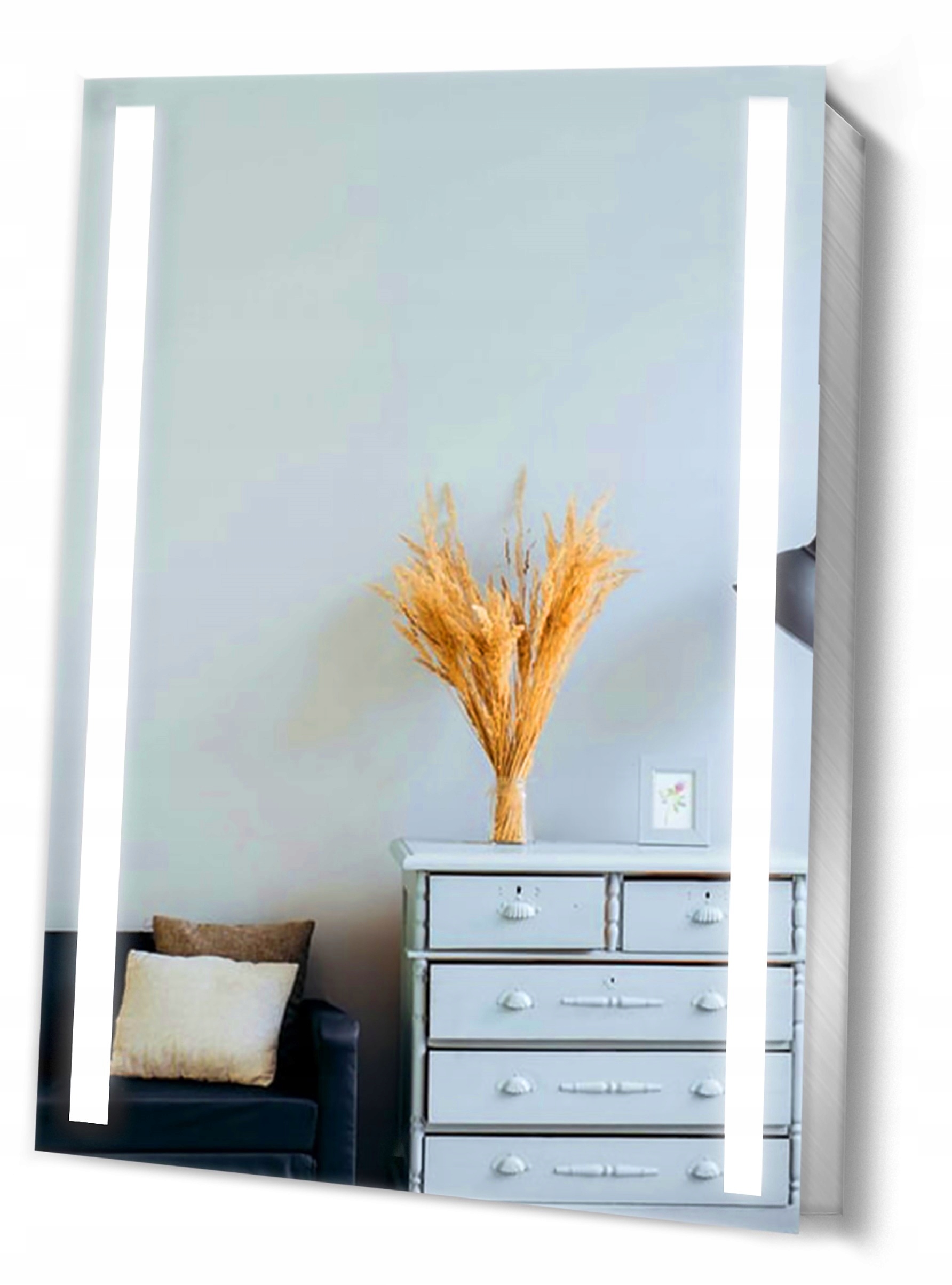 

Lustro Led Podświetlane Do Łazienki Ledowe 40x80cm