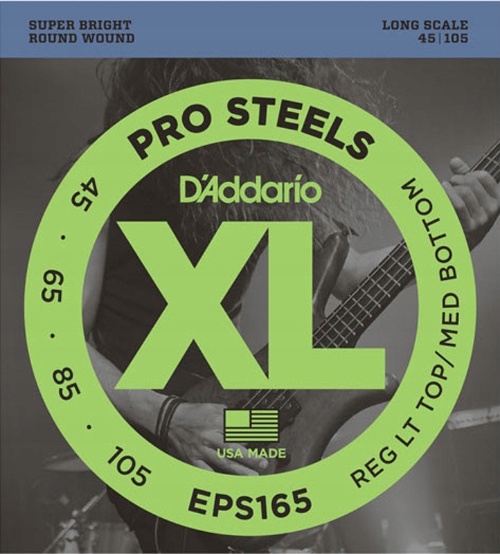 Struny pro basovou kytaru D'addario EPS165 45-105 Struny pro baskytaru