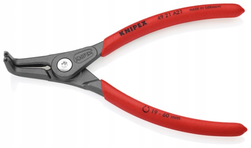 Knipex Precyzyjne Szczypce Do Pierścieni Zew.Wygięte 165Mm KN 49 21 A21