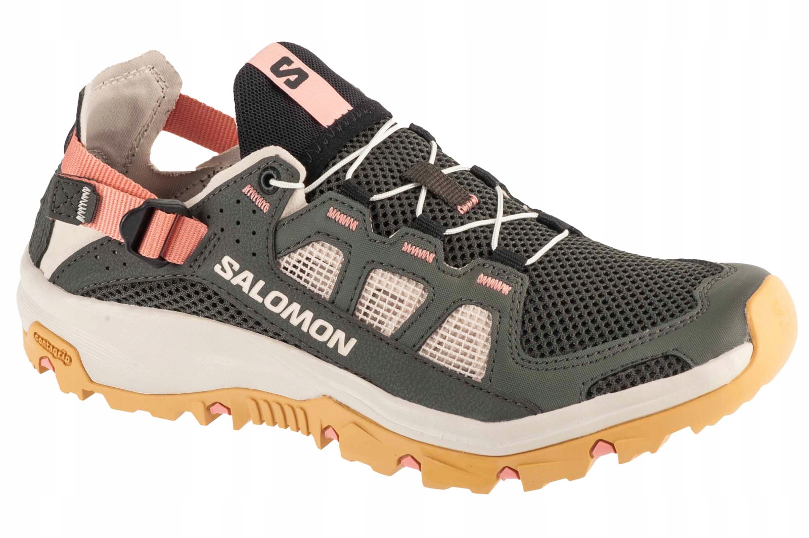 Salomon Techamphibian 5 W (37 1/3) Dámské boty do vody Síťovina Zelená