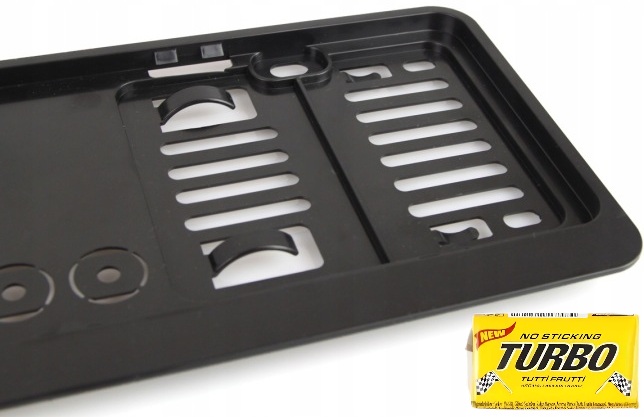 Ramka mała tablica rejestracyjna rejestracyjne Usa Japonia Czarna Krótka