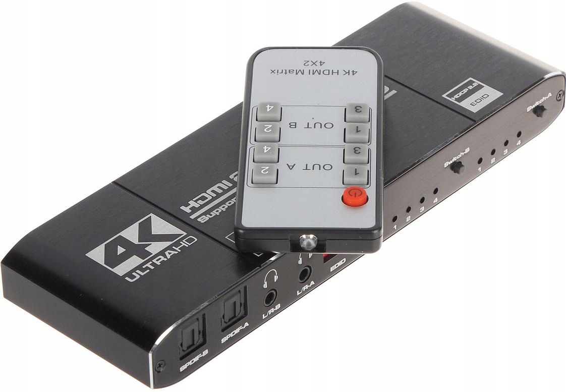 Prepínač Hdmi HDMI-SW-4/2MATRIX