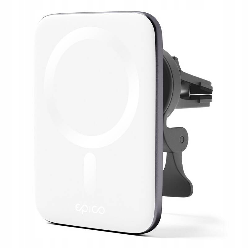 Epico Ultrathin Wireless MagSafe Mobile Holder (9915101300218) srebrny/biał