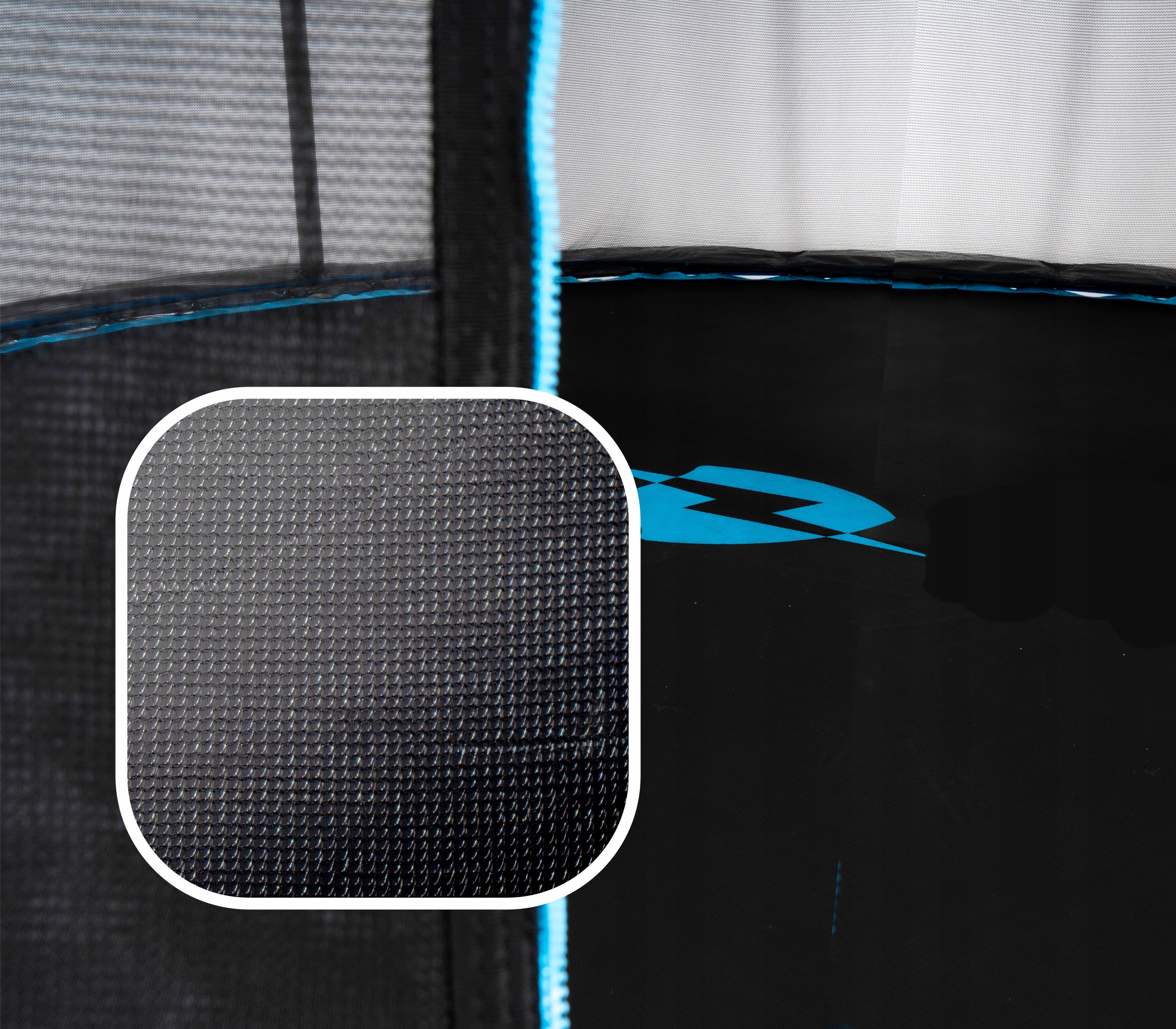 SIATKA WEWNĘTRZNA DO TRAMPOLINY 6FT NA 6 SŁUPKÓW Wiek dziecka 3 lata +