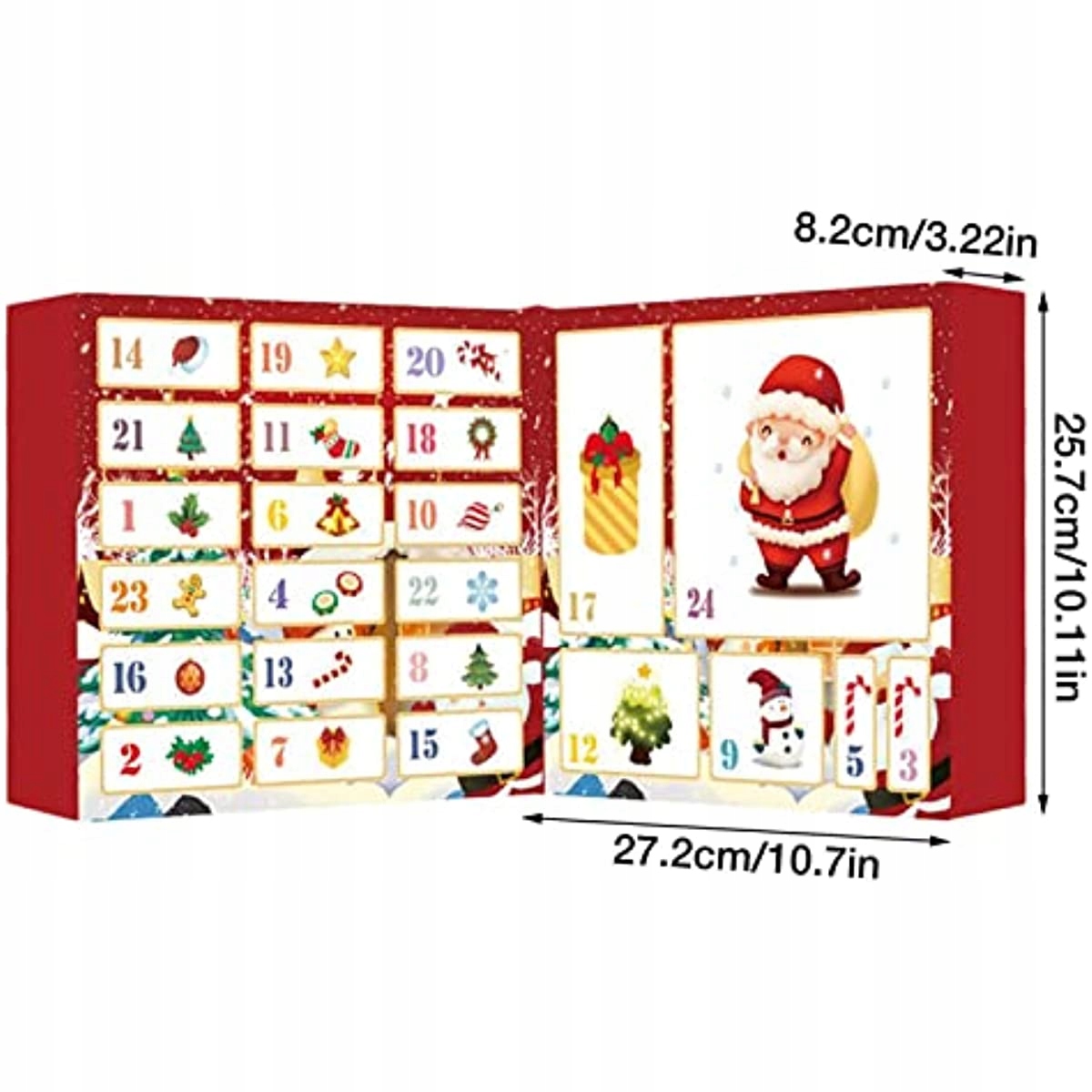 KALENDARZ ADWENTOWY DESKOROLKA NA PALCE FINGERBOAR Marka bez marki