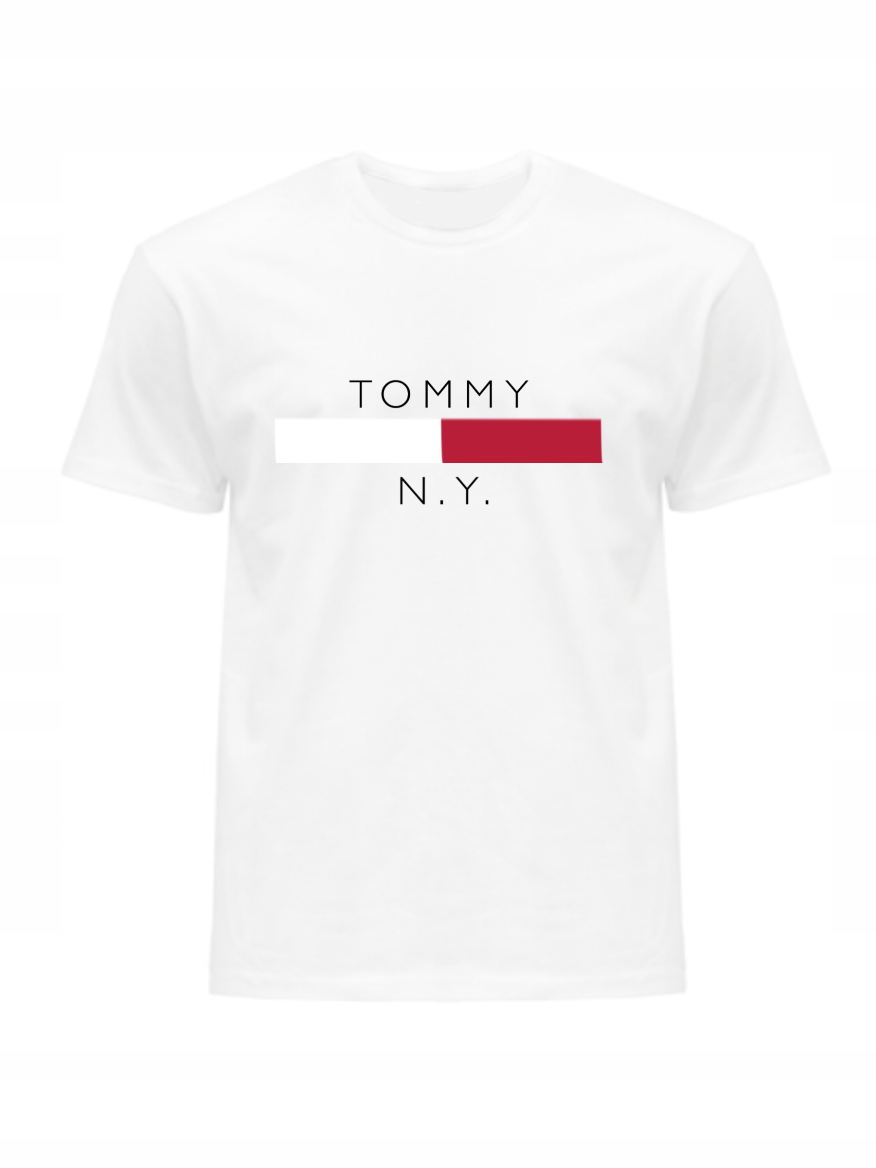 KOSZULKA T-SHIRT MĘSKI TOMMY NEW YORK BIAŁY L