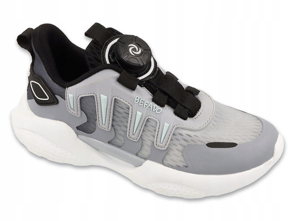 Befado buty sportowe spiner tkanina szary zapięcie twist 516y446 boa r. 32
