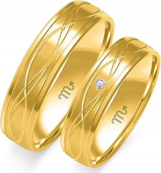 Prsteny ze zlata s gravírováním 14K 585, rok 29 30 31, výjimečná zlatá kolekce