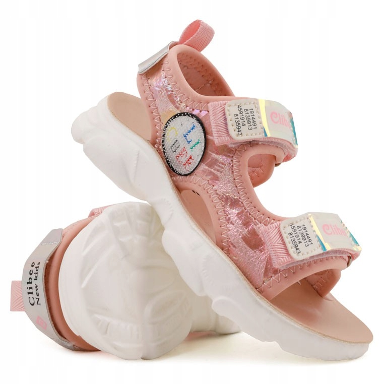 

Sandały Dziewczęce Buty Dziecięce Na Rzepy Lekkie
