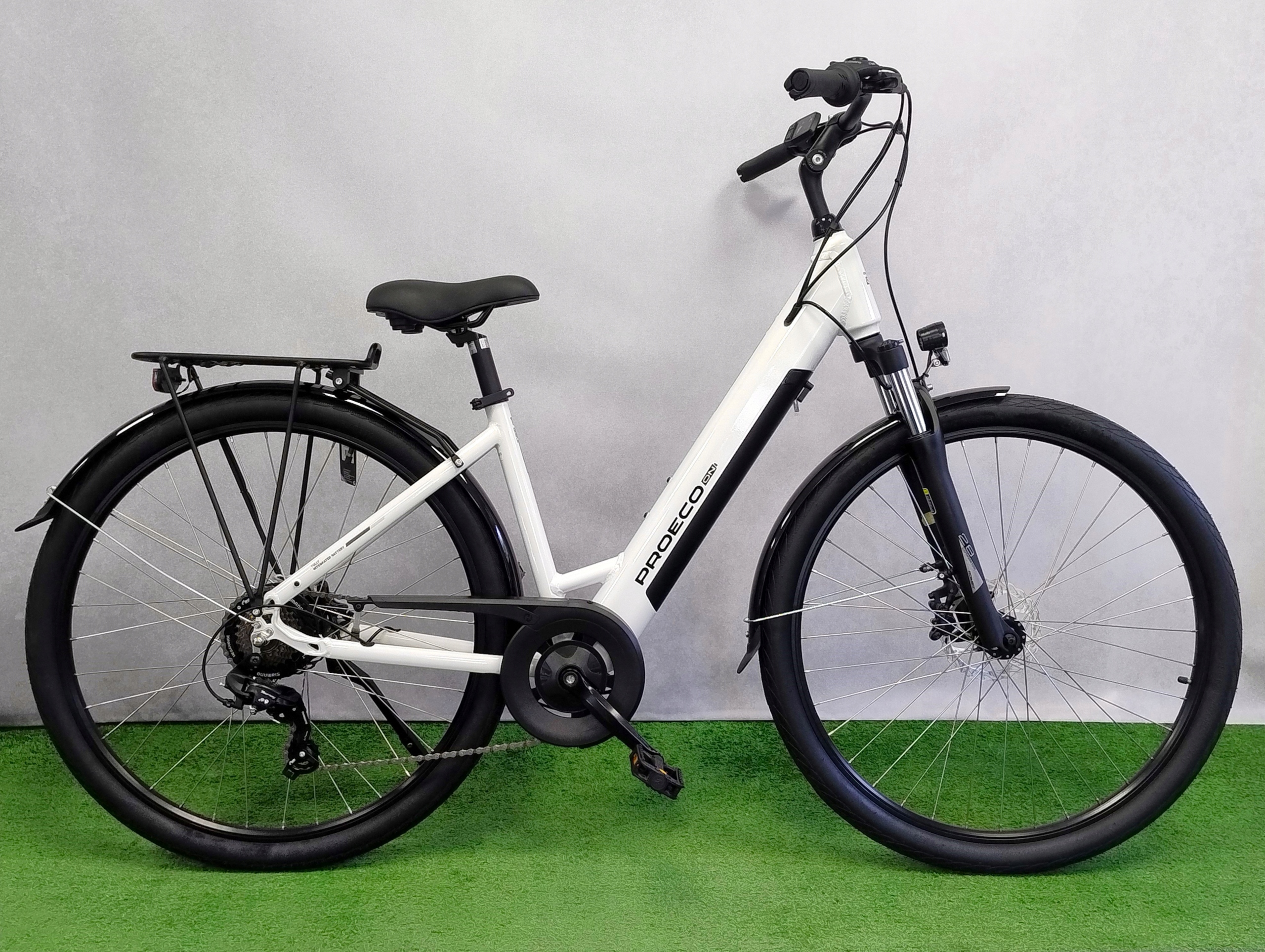 Rower elektryczny Uni Romet Wave Proeco An 1.0 rama 17" koło 28" Hydraulika
